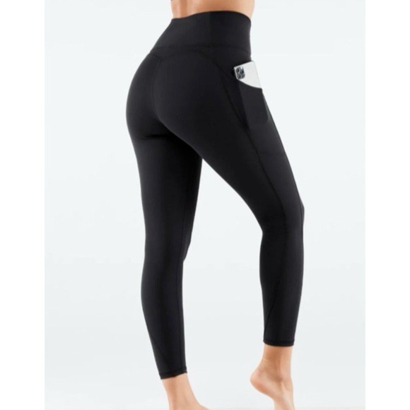 Fabletics PureLuxe Leggings 3X Tall Black Oasis High Waisted Leggings NEW NWT - Picture 3 of 6